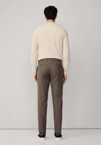 Façonnable STRIPED - Pantalones - mud brown