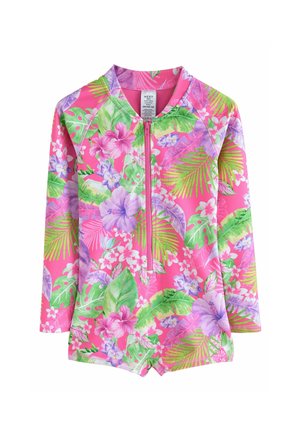 Ranta-asusteet - pink tropical