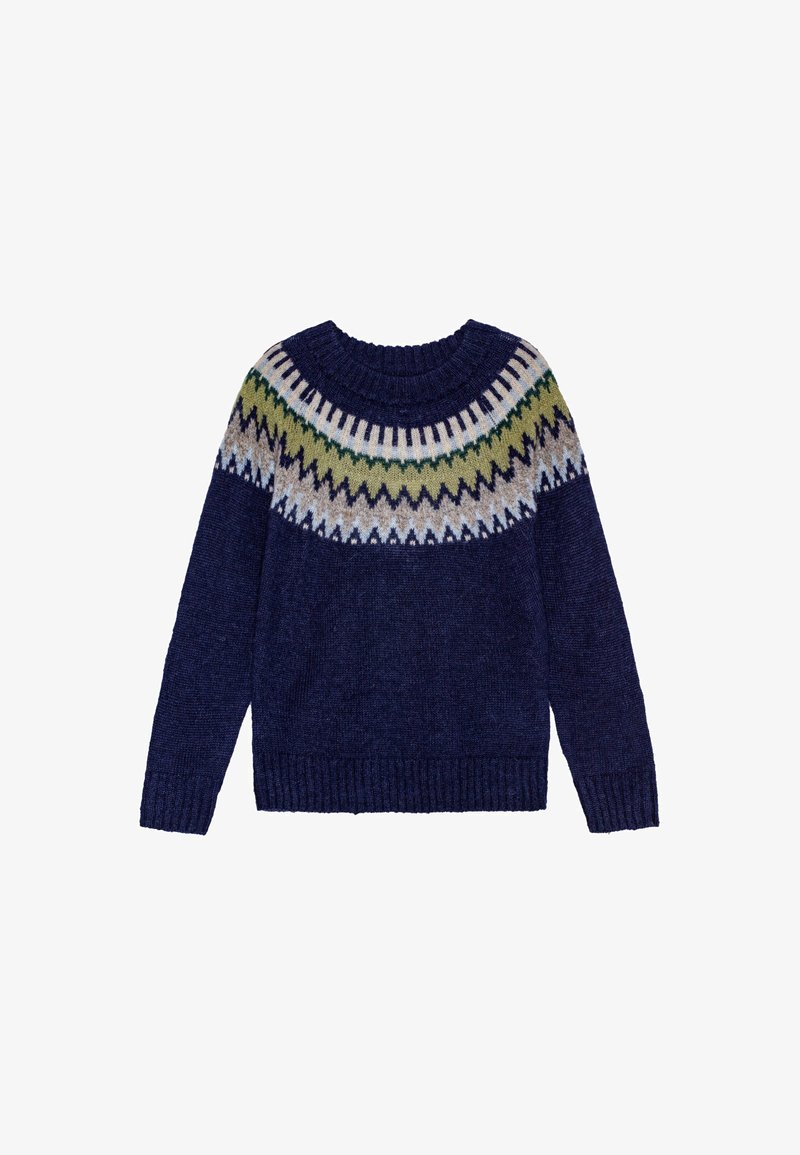 Molo BAE FAIR ISLE - Pullover - blue calm