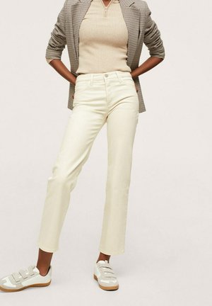 Trousers - ecru