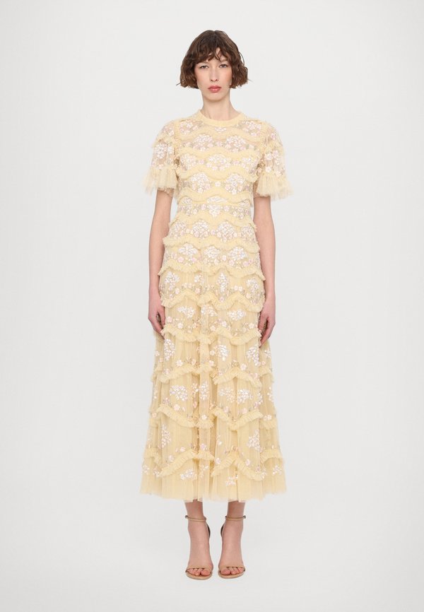 DAISY WAVE ANKLE GOWN - Occasion wear - buttermilk