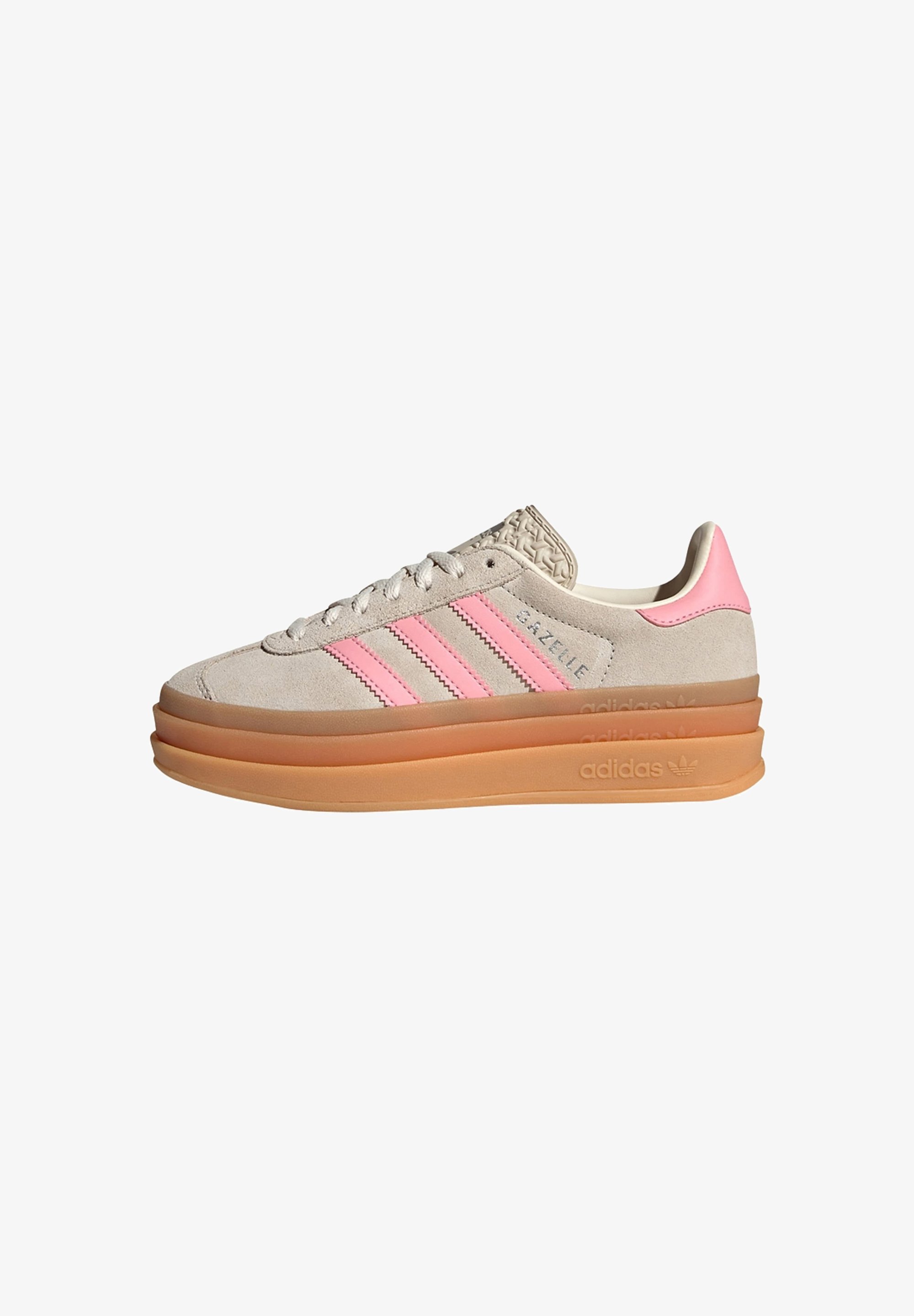adidas Originals GAZELLE BOLD UNISEX - Trainers - alumina semi pink spark cream white/pink - Zalando.ie adidas Originals GAZELLE BOLD UNISEX - Trainers - alumina semi pink spark cream white/pink - Zalando.ie