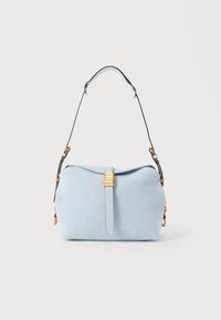 Neselectat, azzurro celeste/antique gold-coloured