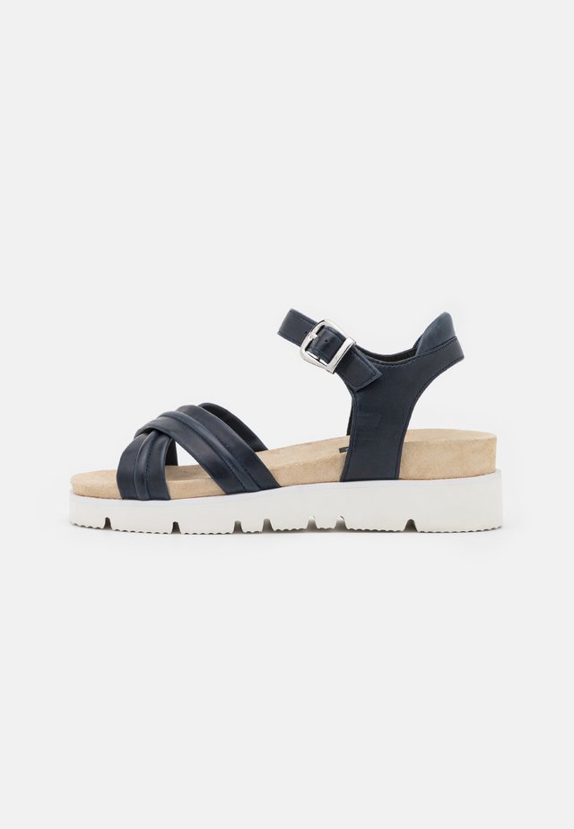 Sandalias con plataforma - blue