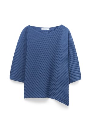 ADOLFO DOMINGUEZ, ADOLFO DOMINGUEZ ASYMMETRIC CRINKLE TOP ASYMMETRIC CRINKLE TOP - Camicetta - blue