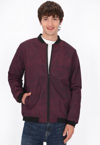 Mo Bomberjacks - burgundy multicolor