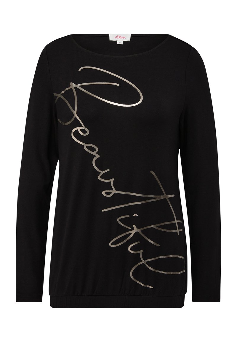 s.Oliver Longsleeve zwart