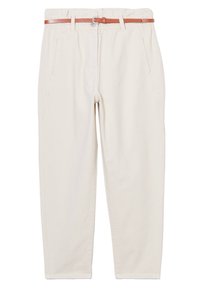 Cache Cache SLOUCHY-MIT GÜRTEL - Trousers - ecru