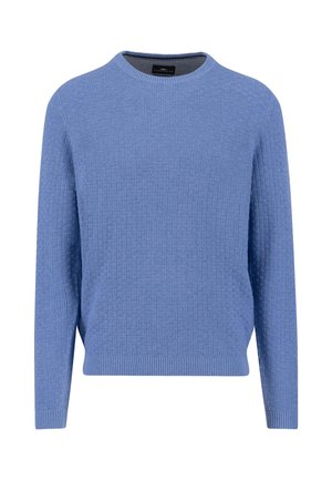 PULLOVER R-NECK - Striktrøje - hellblau