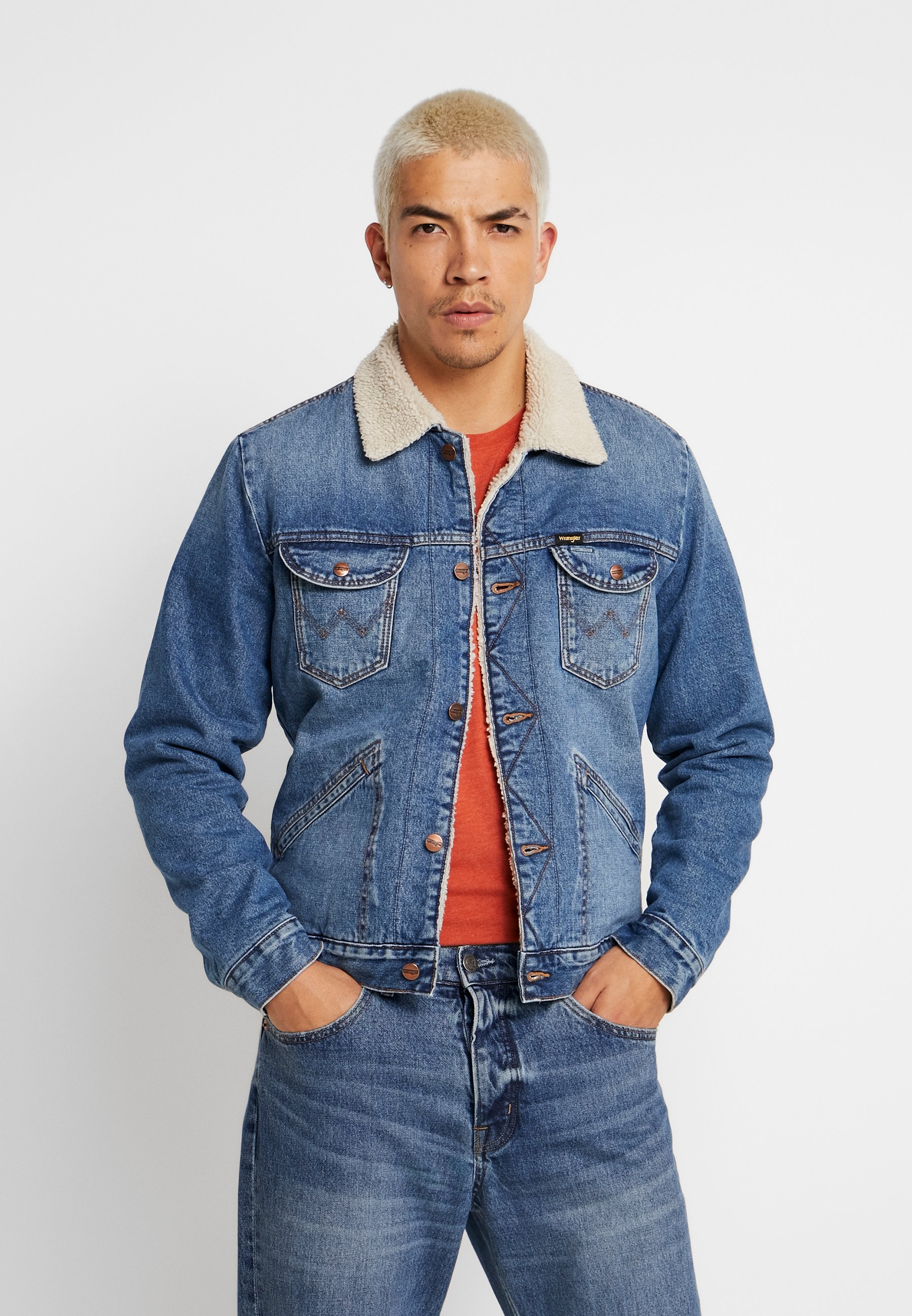 Wrangler Veste en jean - blue denim/denim bleu 