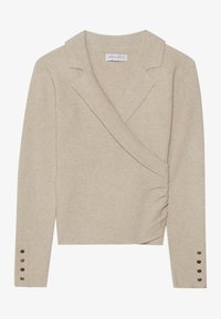 Pullover - mottled beige