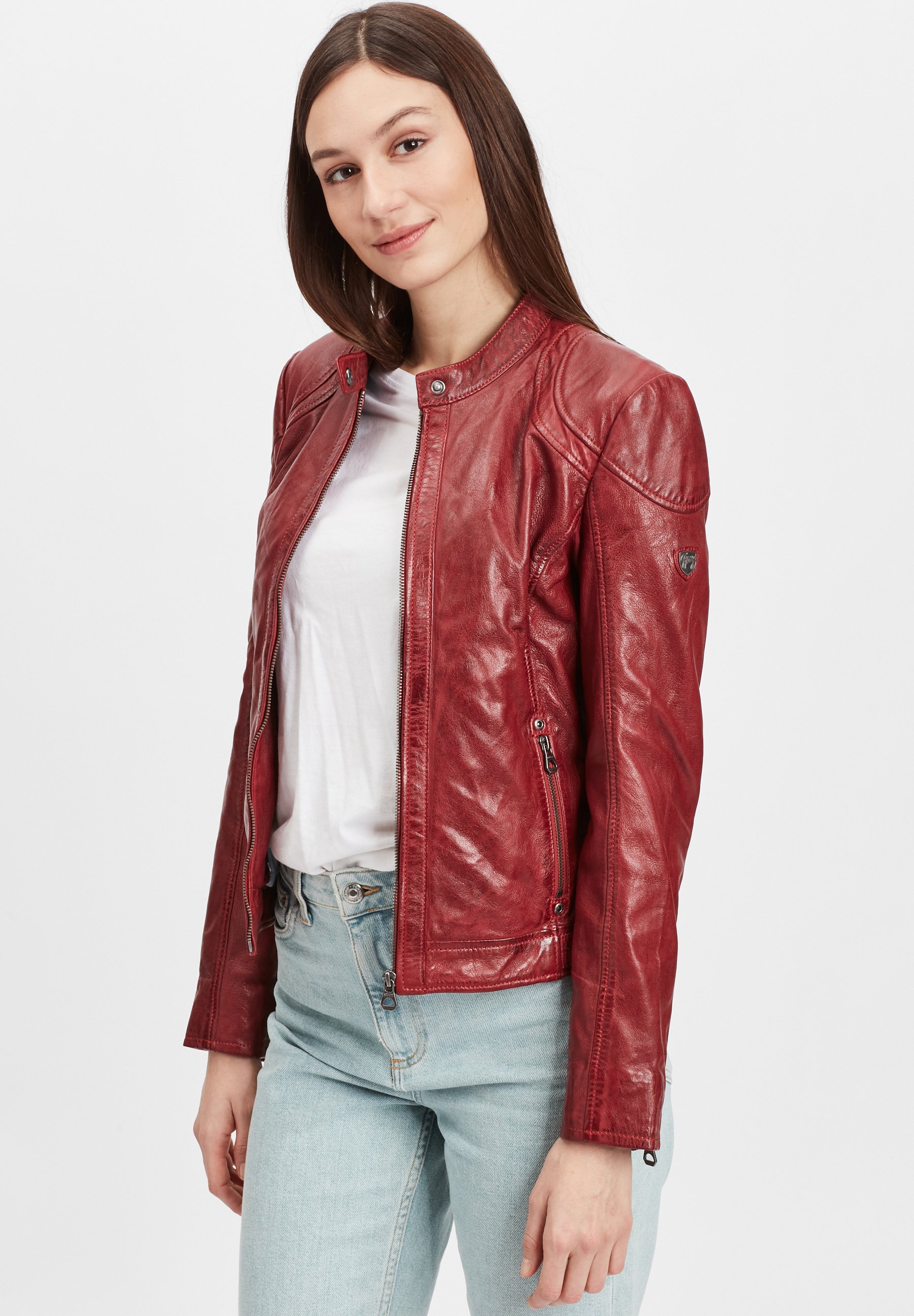 Gipsy GWAMMY LACUV - Leren jas - red/rood - Zalando.nl
