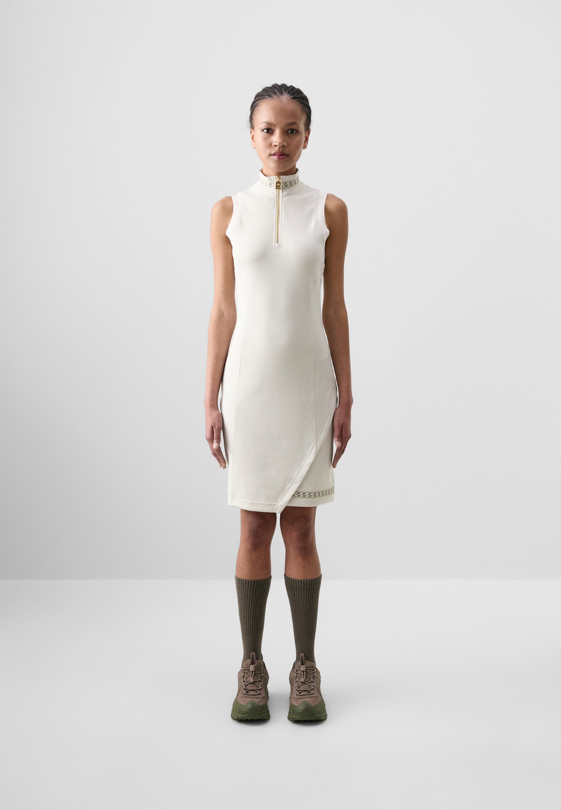 white christmas dresses Nike Sportswear Chill Knit Women's Oversized T-Shirt Dress 'Orewood/Sa –  Bouncewear main image 1