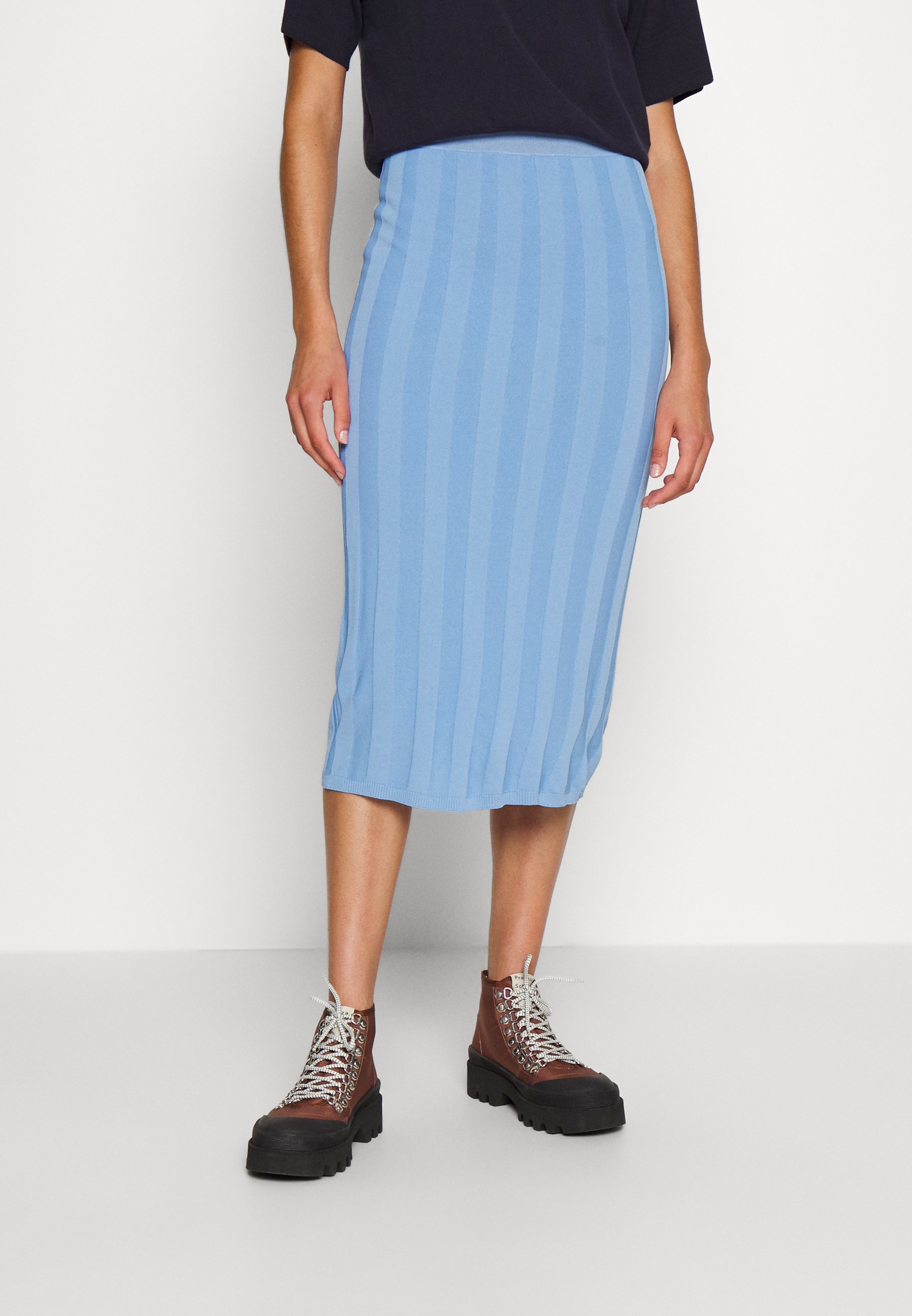 Max Mara Leisure GALLIA - Kokerrok - azzurro/blauw - Zalando.nl