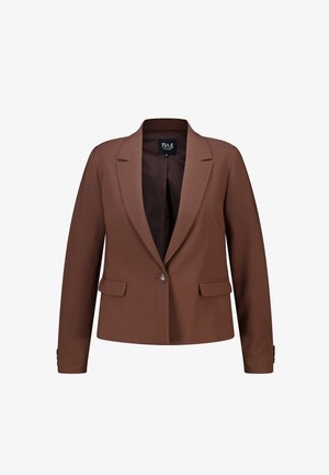 MS Mode, MS MODE BLAZER KURZER BLAZER MIT PLISSIERTEN ÄRMELN - Blazer - braun