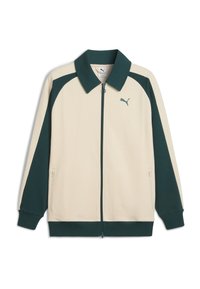 WING COLLAR - Zip-up sweatshirt - alpine snow green terrain