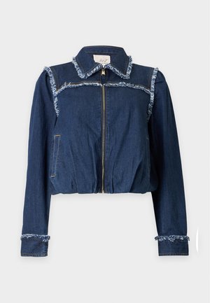 Cinq à Sept BICOLOR FRINGE INDRIA JACKET - Jeansjacke - twilight