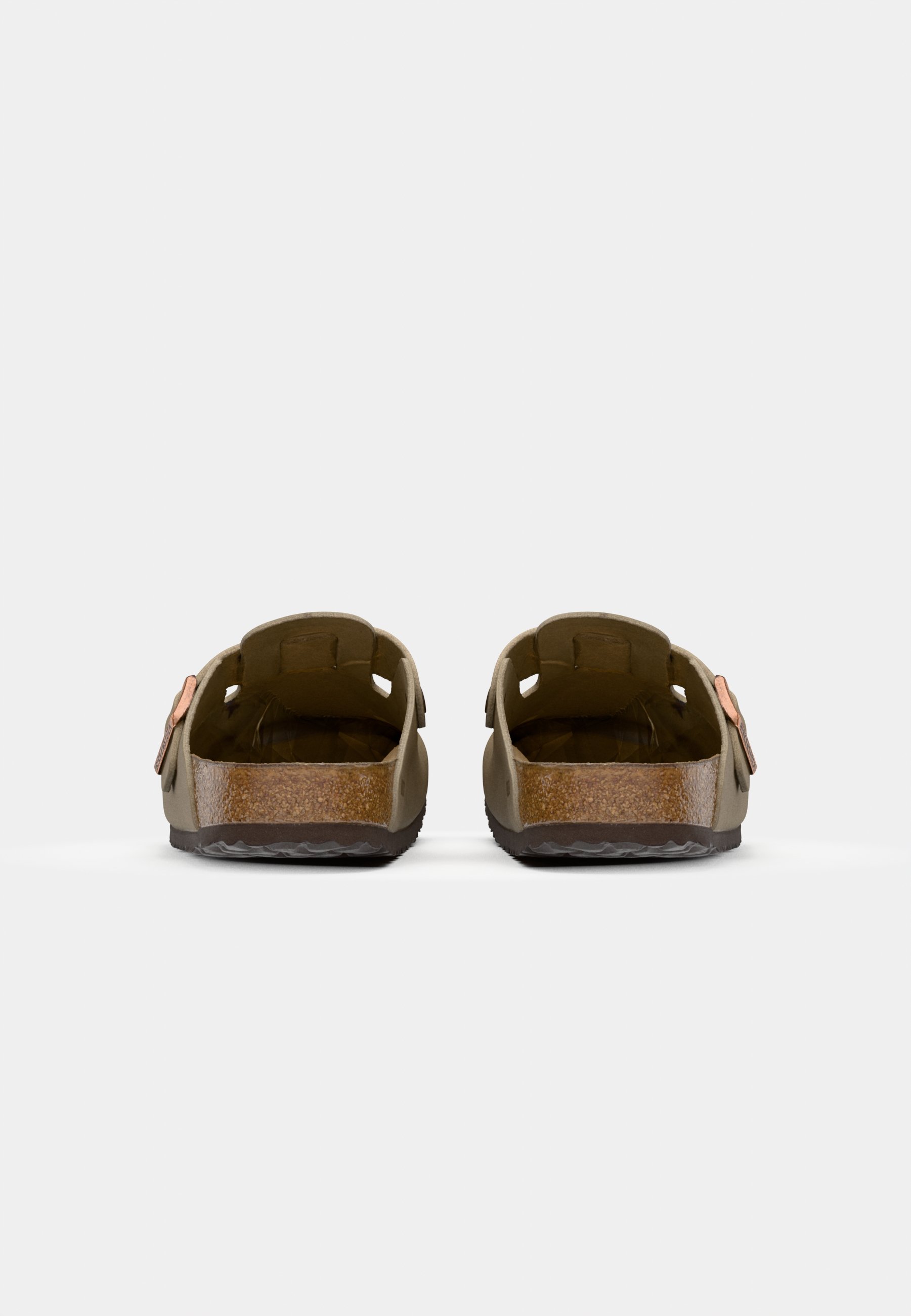 Birkenstock BOSTON LEOI TABACCO BROWNS - NARROW - Papuci de casă