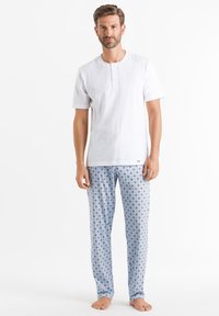 Hanro DAY LANG - Pyjamabroek - paisley minimal
