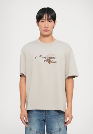 CREATURE TEE - T-shirt imprimé - misted green