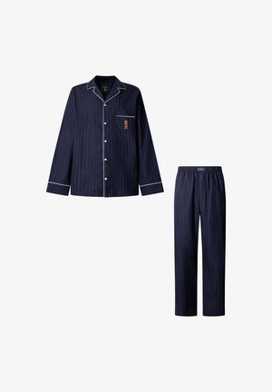 Hackett London, HACKETT LONDON PYJAMA SET HARRY WOVEN PJ - Pigiama - ink blue