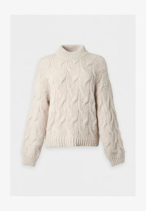Vero Moda, VMMAYBE CABLE - Striktrøje - oatmeal