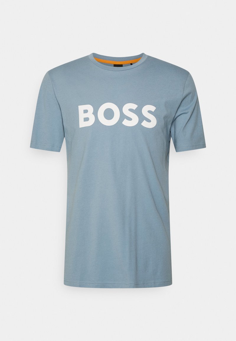 BOSS THINKING - T-shirt estampada - light/pastel blue