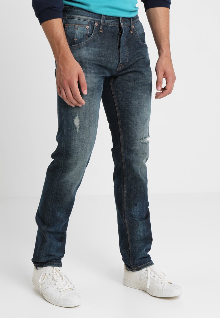 Pepe Jeans ZINC WORN OUT Jean droit 000/denim bleu ZALANDO.FR