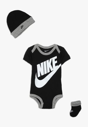 Nike Sportswear FUTURA LOGO HAT BOOTIE BABY SET - Body - black