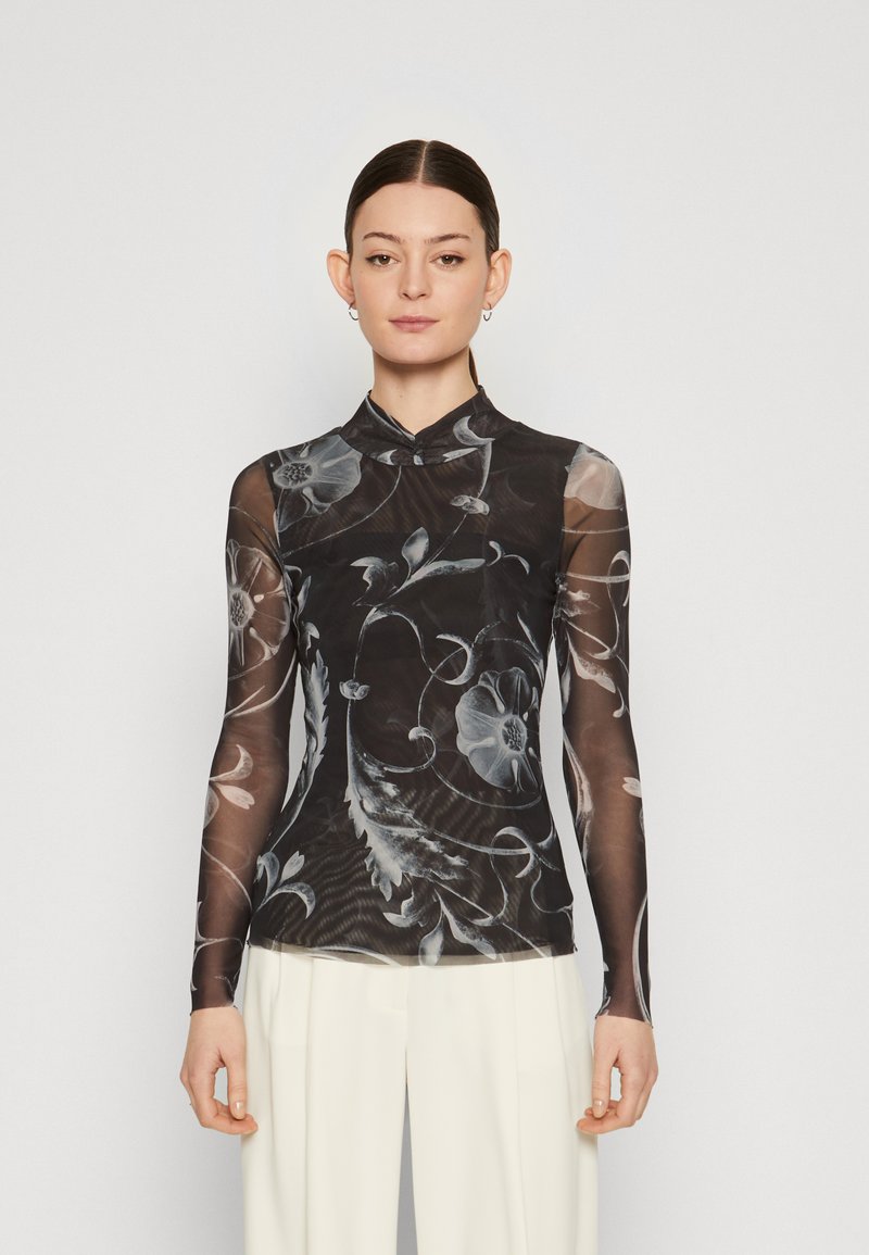 ted-baker-kaesa-bluzka-z-d-ugim-r-kawem-czarny-zalando-pl