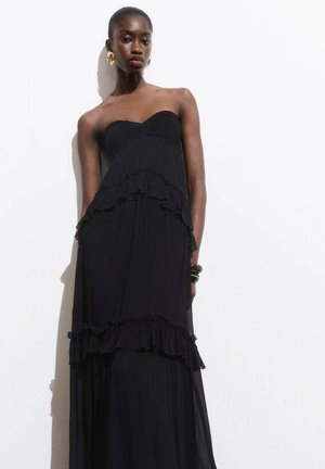 STRAPLESS - Maxi dress - black