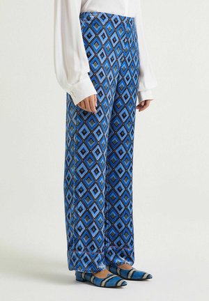 PRINTS  - Stoffhose - blue