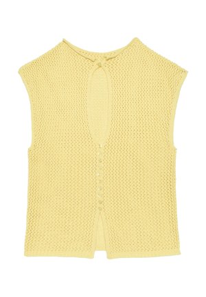 Stradivarius, Kardigán - light yellow