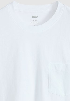Levi's®, RELAXED POCKET TEE - T-Shirt basic - garment dye fa- whites