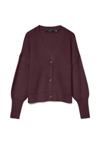 VMLEA V NECK CUFF - Cardigan - winetasting