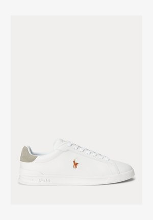 Polo Ralph Lauren HERITAGE COURT II LEATHER SNEAKER UNISEX - Sportbačiai - white/grey