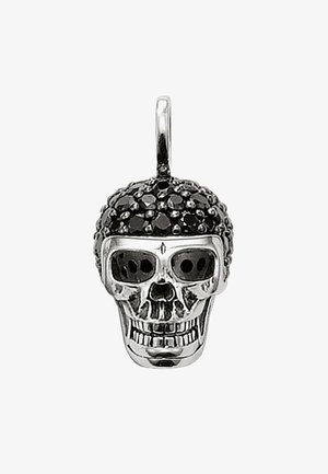 THOMAS SABO TOTENKOPF PAVÉ - Anhänger - silver-colored/black