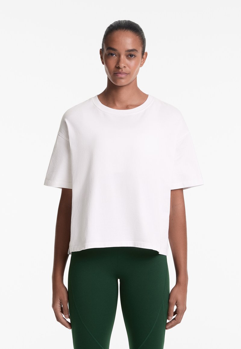 OYSHO - SHORT-SLEEVED - T-shirt basic - white, Vergroten