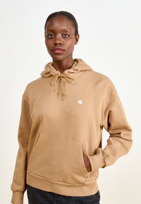 Carhartt WIP HOODED CASEY - Mikina s kapucňou - peanut/silver