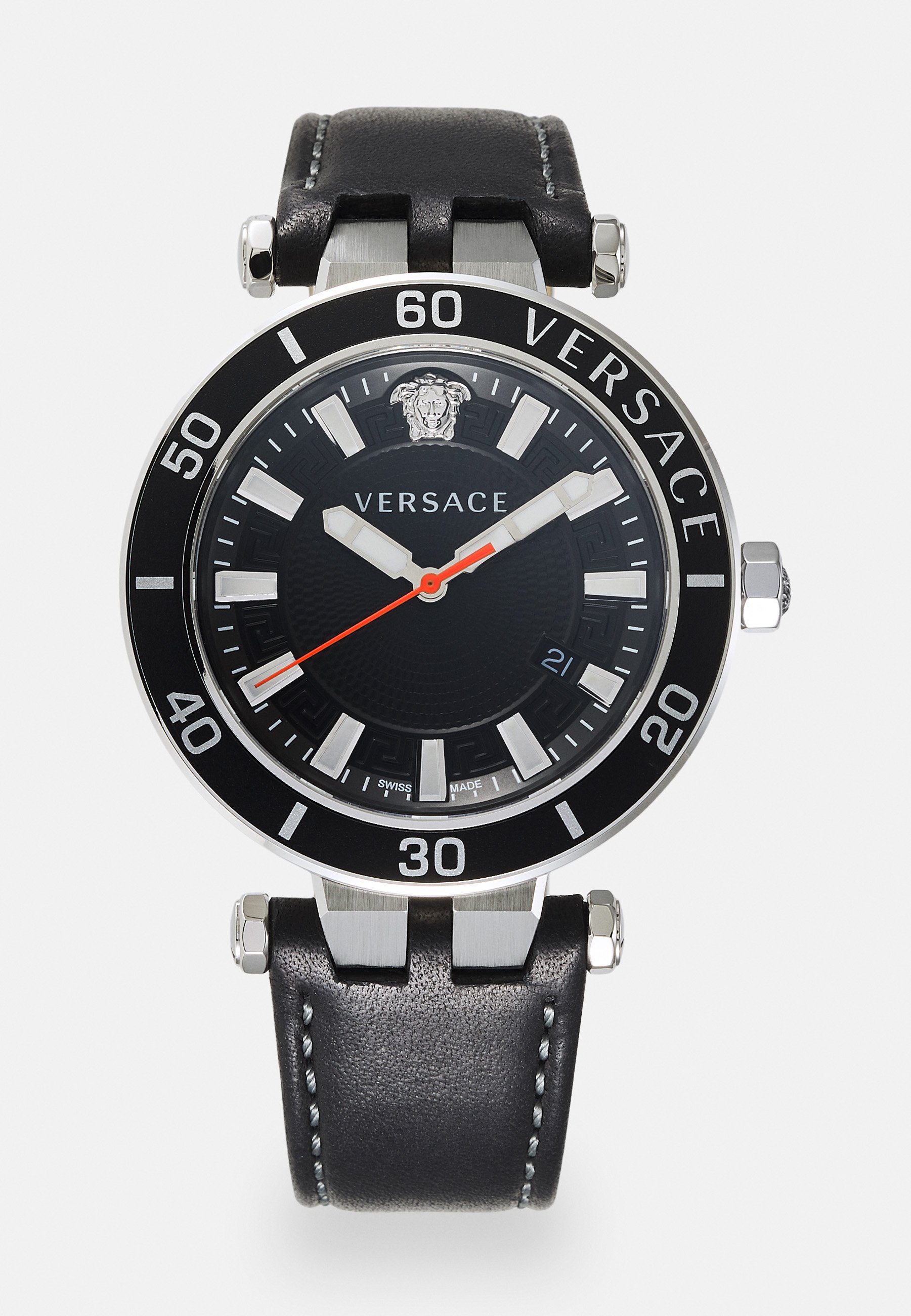 black versace watch