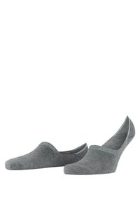 FALKE INVISIBLE STEP HIGH CUT - Füßlinge - light greymel