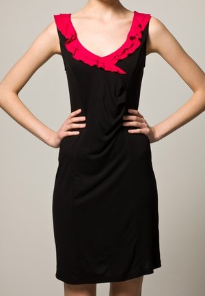 Robe en jersey - black denim