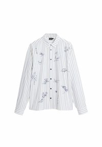 STRIPED WITH - ILLUSTRATIONS - Camicia - white