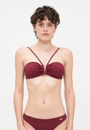 BANDEAU - Bikinitop - wine red