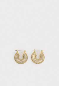 CORE PAVE MINI DONUT HOOPS - Cercei - gold-coloured