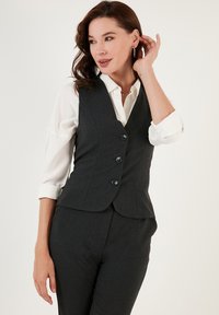 REGULAR FIT - Brezrokavnik - dark grey