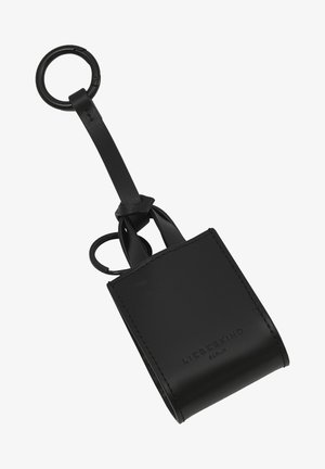 PAPER BAG KEYRING SCHLÜSSELANHÄNGER AUS EDLEM GLATTLEDER - Key holder - black
