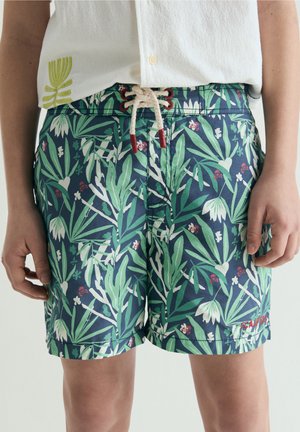 Scalpers, SCALPERS FLORAL SWIMSUIT KIDS - Bañador corto - navy