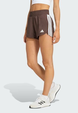 PACER HIGH W - Sports shorts - aurora coffee   white