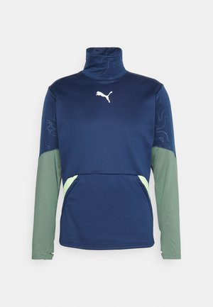 Puma INDIVIDUAL WINTERIZED - Langarmshirt - persian blue/eucalyptus